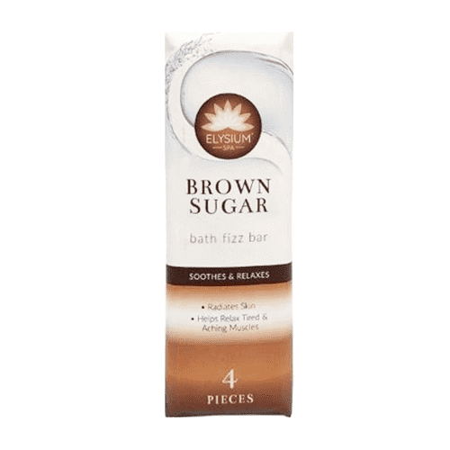 Elysium Spa Brown Sugar Bath Fizz Bar 200g RRP 1.25 CLEARANCE XL 1